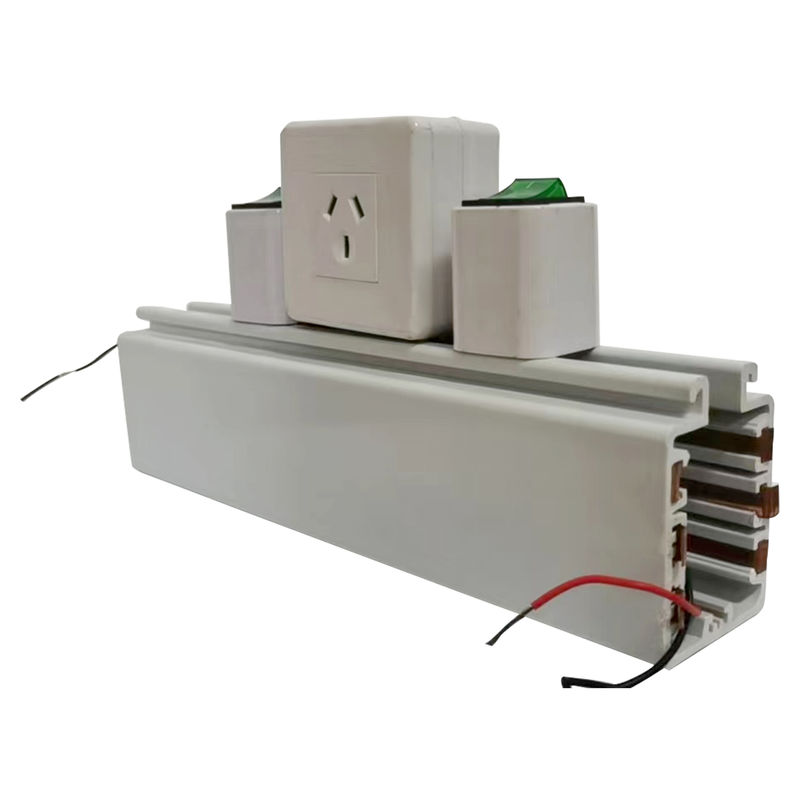 Conducteur multipolaire Rail System Aluminum de la puissance HFP56 allumant accrocher de barre omnibus